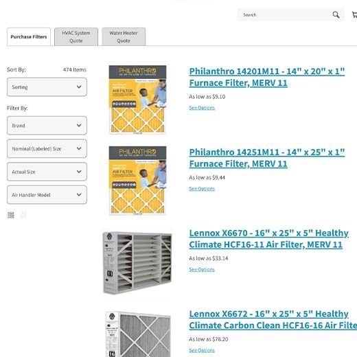 Purchase Filters
